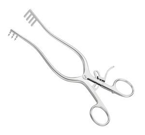 WEITLANER 200 mm 7,78 \ "Retractor de autoretención de potencia Manual 3X4 puntas Semi Sharp Metal no estéril Acero Adson - Product Image 1