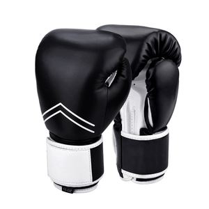 Guantes de boxeo de piel de vaca hechos a mano guantes deportivos con logotipo personalizado para entrenamiento de kick boxing y fitness - Product Image 1