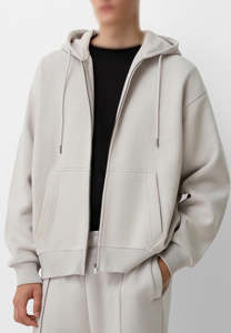 Conjunto Deportivo Informal de Verano para Hombre, con Sudadera con Capucha y Cremallera, Pantalones Deportivos Holgados, 100% Algodón de Alta Calidad, Secado Rápido - Product Image 5