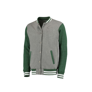 High Street Varsity Toile Veste Hip Hop Plus La Taille Hommes Designer Imperméable Coupe-Vent Personnalisable Fermeture Éclair Streetwear Vêtements - Product Image 3