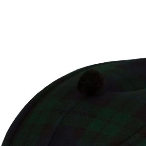 หมวกกลีนแกร์รี่และบาลโมราลคุณภาพพรีเมียม ทำจากผ้าขนสัตว์ลายทาร์ทันสก็อตแลนด์  สามารถปรับแต่งสีและโลโก้ได้ - Product Image 5