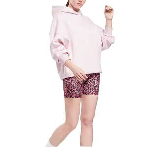Pull à capuche de meilleure qualité pour femmes, vêtements d'hiver tendance avec logo personnalisé OEM, motif uni teint - Product Image 5