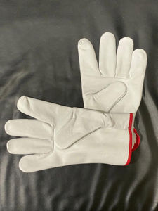 Gants de sécurité XL pour hommes pour travailler et conduire des gants d'hiver en cuir avec double paume enduite de latex - Product Image 6