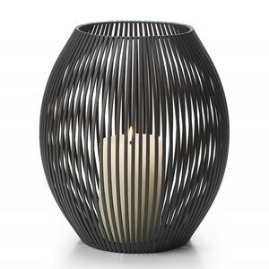 โคมไฟแก้วใส่เทียนรูปทรงโดมขนาดเล็กและเคลือบด้วยผงเหมาะอย่างยิ่งสำหรับโคมไฟตกแต่งโต๊ะในบ้าน - Product Image 3