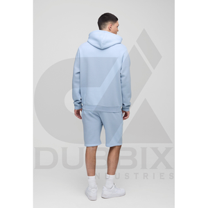 Sudadera con capucha de entrenamiento de gimnasio activo para hombre y conjunto corto de chándal para correr y deportes al por mayor - Product Image 2