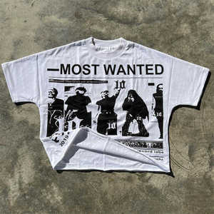 T-shirt Boxy Fit à épaules tombantes personnalisé de qualité supérieure! T-shirt pour hommes en gros 00% coton - Product Image 4