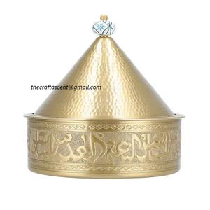 Lo último en Acacia, madera Natural y Metal, acabado dorado, cazuela de comida hecha a mano de alta calidad, calentador de comida de lujo para Hotel en casa - Product Image 5