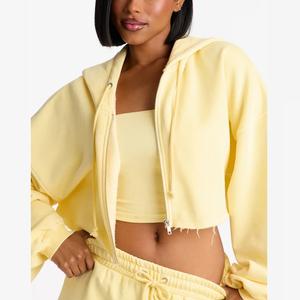 New Arrival 2025 Solid Winter Casual Fleece Hoodie <b>Hooded</b> <b>Cardigan</b> Regular Fit Stacked Micro Flared Pants Two-Piece Set Made - Product Image 2