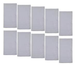 Ensemble de serviettes en coton carré vintage fait à la main recyclé et personnalisable brodé réutilisable pour la maison ou l'avion ensemble de 6 pièces - Product Image 6