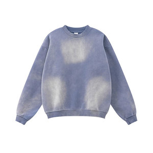 เสื้อกันหนาวโอเวอร์ไซส์วินเทจผ้าฝ้ายจางสูง GSM พรีเมี่ยมสตรีทแวร์สำหรับทุกเพศ - Product Image 6