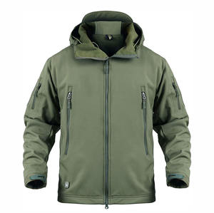 Chaquetas Softshell Unisex de Invierno Cálidas con Cuello Alto, Material de Lona 100% Personalizado, Múltiples Bolsillos y Logotipo Propio - Servicio OEM - Product Image 3