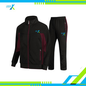 Survêtement athlétique à fermeture éclair intégrale pour hommes, survêtement deux pièces, jogging décontracté, ensemble de vêtements de sport et d'échauffement - Product Image 2