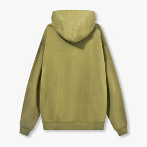 Hommes professionnels Streetwear à capuche surdimensionné poids lourd coton pull sweat impression de Logo personnalisé - Product Image 4