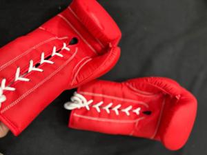 ชุดซ้อมมวยถุงมือชกมวยชุดป้องกันขาหนีบหนังแท้ - Product Image 3