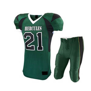 Vente en gros d'uniformes de football américain à manches courtes personnalisés pour la jeunesse et l'entraînement collégial uniformes de sublimation pour hommes surdimensionnés - Product Image 5