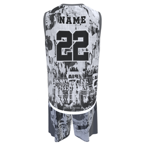 เสื้อบาสเก็ตบอลสำหรับผู้ชายเสื้อบาสเก็ตบอลสตรีชุดเครื่องแบบบาสเก็ตบอล - Product Image 3