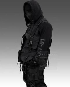 Techwear <b>Jacket</b> Tech Wear Spring and Autumn Trend Brand Black Couple Tops <b>Men</b> Leather Waterproof Outdoor Sports <b>Jacket</b> - Product Image 4