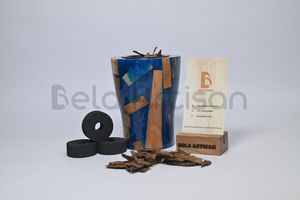 Low-Priced Wood Resin <b>Oud</b> <b>Burner</b> Bukhoor <b>Burner</b> & Kefaf Mubkhar Innovative Original Design by Bela Artisan the Designer Factory - Product Image 2