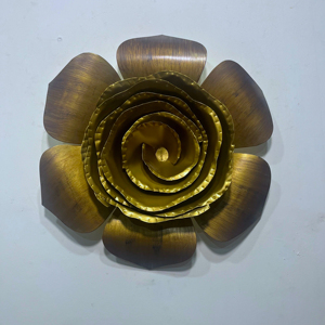 Direct usine personnalisé nordique créatif métal fleur luxe décorations murales contemporain fer suspendu pour la maison salon - Product Image 1