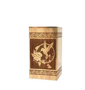 Urnes en bois pour boîte de crémation humaine Arbre funéraire de la vie Cendres adultes Urne personnalisée - Product Image 3