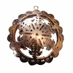 Nuevo diseño 2025, decoración navideña colgante de Metal, estilo clásico de alta calidad, venta al por mayor para uso doméstico, artículo de artesanía india - Product Image 2