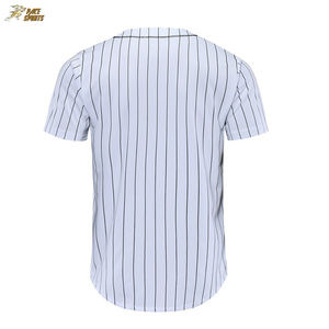Camisetas de Béisbol Totalmente Personalizadas, Diseño Personalizado, Ropa de Equipo, Transpirable, 100% Poliéster, Secado Rápido, Absorbe la Humedad, Cómodas - Product Image 3