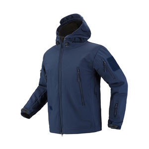 OEM Meilleur prix pour veste softshell d'hiver pour homme, personnalisée, de haute qualité, avec logo sur le devant, à capuche, coupe-vent et imperméable - Product Image 3