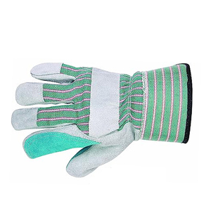 ถุงมือทำงานหนังวัวแยกระบายอากาศได้ดีถุงมือทำงานในสวนแบบทั่วไป - Product Image 3