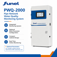 Analizador de Turbidez y pH en Línea con Dióxido de Cloro PWQ-2000 para Tratamiento de Agua Potable y Monitoreo de Redes de Tuberías
