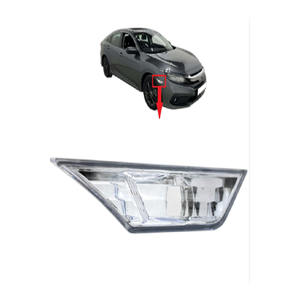 Pour Honda Civic 2016-2021 Clignotant de garde-boue droit blanc 34300-TET-H01 - Product Image 2