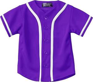 Maillot de baseball personnalisé par sublimation, motif abstrait tie-dye tropical, uniforme de softball à manches courtes entièrement boutonné - Product Image 4