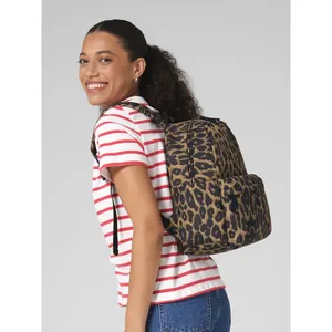Mini sac à dos durable à imprimé léopard avec gadgets promotionnels - Product Image 3