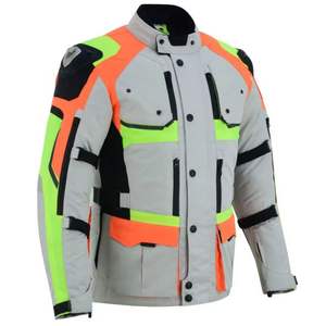 Vente en gros de vestes de moto en cuir pour homme de haute qualité avec logo personnalisé Meilleure vente Veste de moto en cuir véritable - Product Image 3
