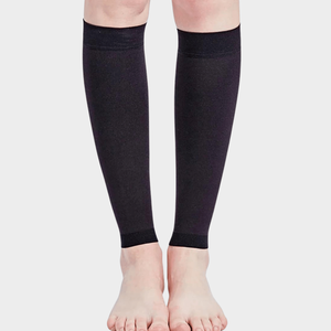 Calcetines cómodos con logotipo personalizado para soporte de pantorrilla con logotipo en el puño Suministro ODM para actividades deportivas - Product Image 1