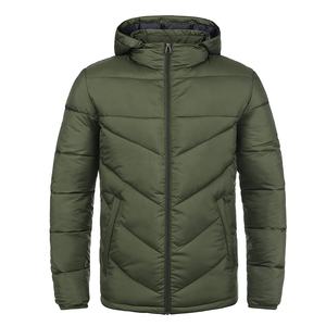 Chaqueta Acolchada con Capucha de Mezclilla Ecológica Estilo Urbano para Hombre, Invierno 2026, Transpirable, Resistente al Viento y de Secado Rápido, Gran Venta - Product Image 1