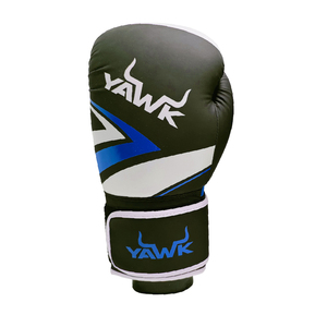 Gants de boxe professionnels en cuir véritable, fermeture à boucle et crochet, sangle de poignet réglable, logo personnalisé, évacuation de l'humidité, respirant, haute qualité - Product Image 2