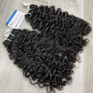 Gran oferta 2025, extensiones de cabello crudo, cutícula alineada, paquetes de cabello rizado birmano de vapor, sin enredos, sin caída de trama de cabello - Product Image 1
