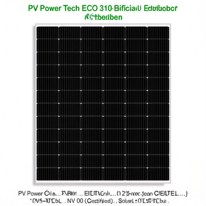 Panneau solaire monocristallin noir bifacial à demi-cellules PV Power Tech ECO 310 - Certifié TUV - Product Image 2