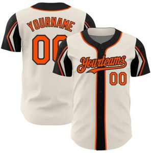 Nouveauté Maillot de baseball personnalisé Imprimé par transfert thermique Respirant 100% polyester Uniforme d'équipe cousu Logo personnalisé Unisexe - Product Image 5