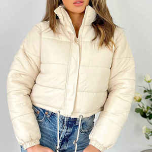 2026 Winter <b>Jackets</b> and Coats Irregular Solid Color Sleeveless Hoodie Vest Top <b>Jacket</b> <b>Cropped</b> Puffer Down Coat Women <b>Jacket</b> - Product Image 1