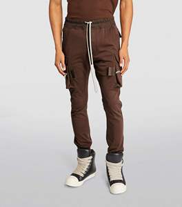 Pantalons pour hommes lavés Pantalons de survêtement imprimés avec logo personnalisé Pantalons de jogging pour hommes Cargo uni Polaire unisexe vierge Prix raisonnable OEM - Product Image 3