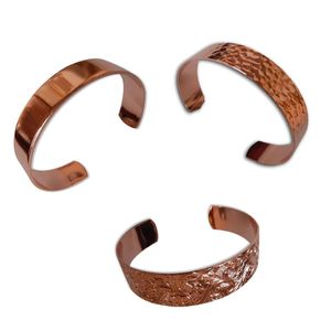 Sólido 99.99% Conjunto de Pulseras de Cobre Puro Pulsera Magnética Hecha a Mano Vikinga Healing Cuff Brazaletes de Seda para Mujeres PARA LA Artritis - Product Image 5