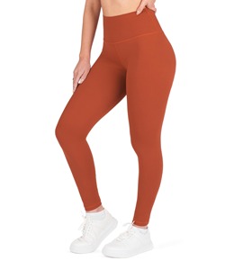 Leggings de Compresión de Cintura Alta para Mujer, Personalizables, Ecológicos, Ligeros, Transpirables, de Longitud Completa, Secado Rápido, Tallas Grandes, Color Sólido - Product Image 5