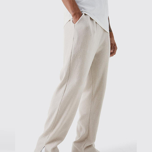 Pantalones de chándal con logotipo personalizado de alta calidad para hombres, pantalones de correr de invierno de estilo holgado, ropa informal OEM, pantalones de correr de diseño liso - Product Image 2