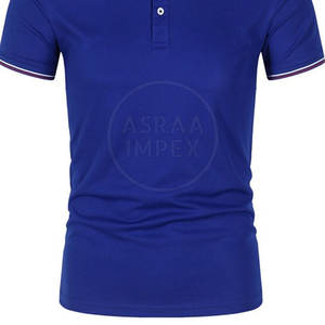 Logotipo personalizado de alta calidad para polos para hombres Tela de lona de patrón sólido hecha en Pakistán de alta calidad Venta en línea - Product Image 2