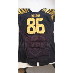 Camiseta de fútbol americano personalizada de alta calidad, diseño transpirable de manga corta, venta en línea - Product Image 1