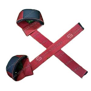 Conception de couleur personnalisée sangles de levage en laine prix de gros confortable néoprène rembourré antidérapant respirant Fitness sécurité - Product Image 1