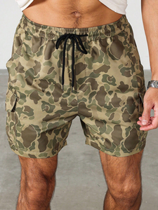 Ropa de trabajo de camuflaje para hombres con bolsillos grandes, pantalones cortos informales de la mejor calidad para hombres con Personalización completa - Product Image 4