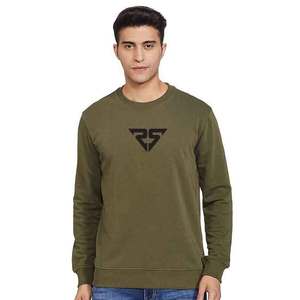 เสื้อสวมหัวคอผ้าฝ้าย 100% ปรับแต่งออกแบบโลโก้ของคุณเองเสื้อสเวตเตอร์ OEM พิมพ์ปักสําหรับผู้ชาย - Product Image 1