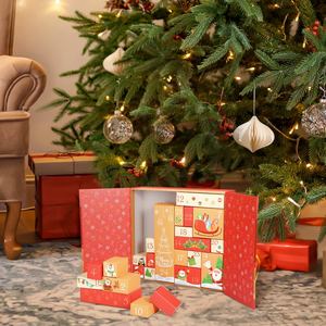 Calendario de Cuenta atrás rellenable para niños, caja de embalaje personalizada en forma de mariposa, con 24 cajas de regalo, calendario de Adviento de Navidad - Product Image 6